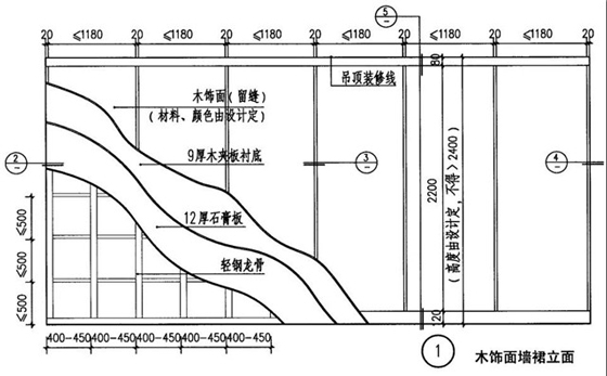 護(hù)墻安裝圖紙1