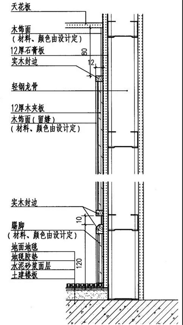護(hù)墻安裝圖紙11