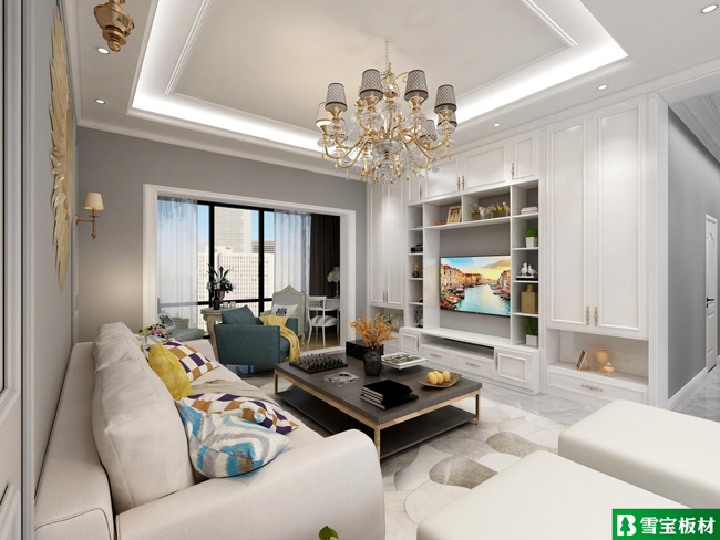 簡歐風(fēng)格設(shè)計(jì)圖-客廳