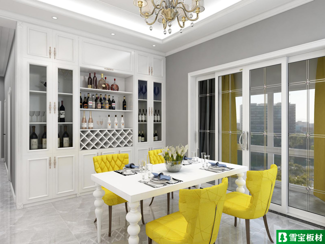 簡歐風(fēng)格設(shè)計(jì)圖-餐廳