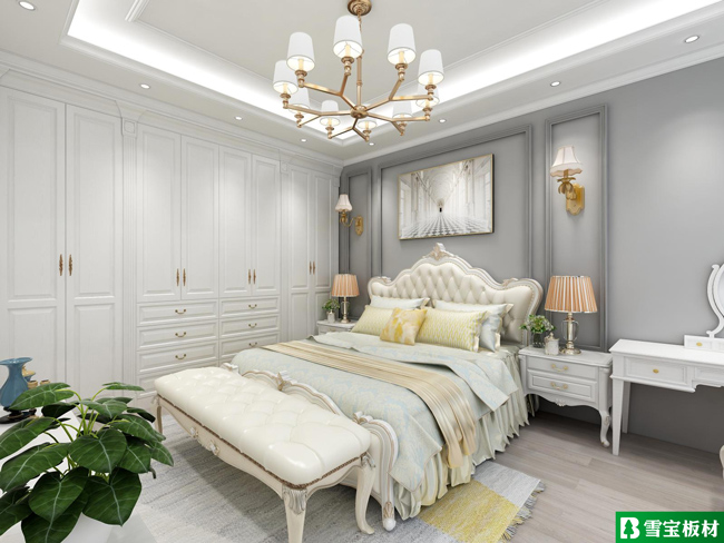 簡歐風(fēng)格設(shè)計(jì)圖-臥室