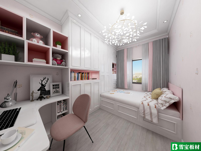 簡歐風(fēng)格設(shè)計(jì)圖-女兒房