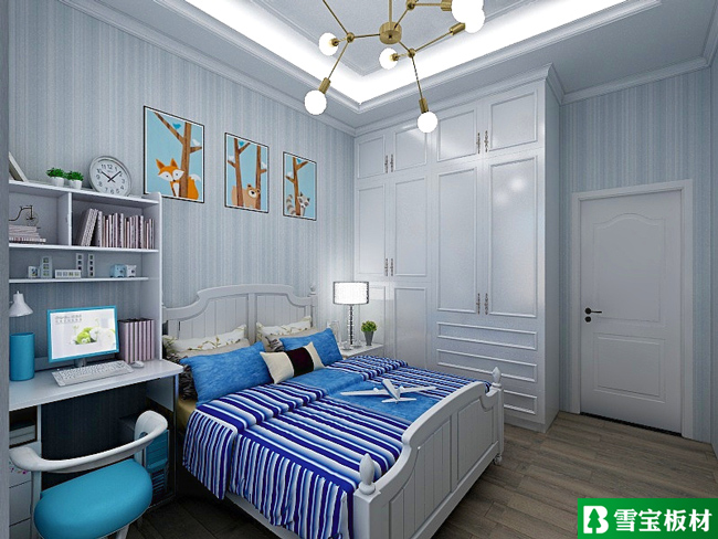 簡歐風(fēng)格設(shè)計(jì)圖-男孩房
