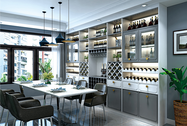 全屋定制收納設(shè)計(jì)餐廳